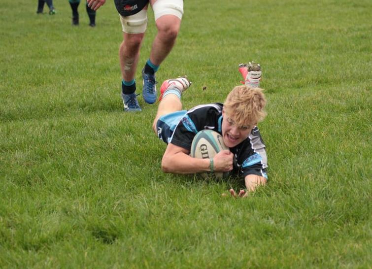 George McDonald - hat-trick for Narberth